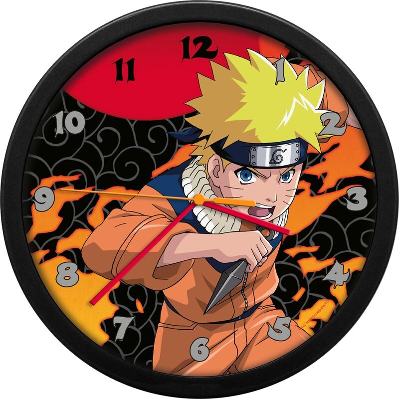 Reloj pared Naruto Shippuden - Frikibase.com