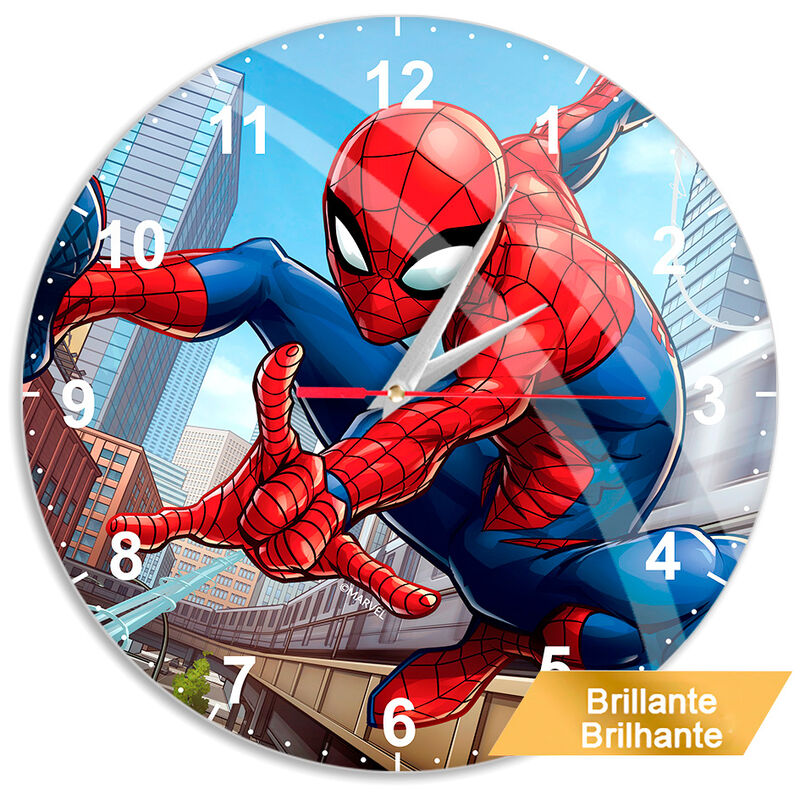 Reloj pared Spiderman Marvel - Frikibase.com