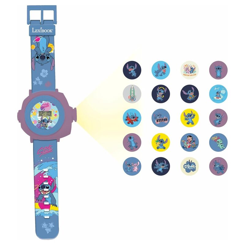 Reloj proyector digital Stitch Disney - Frikibase.com