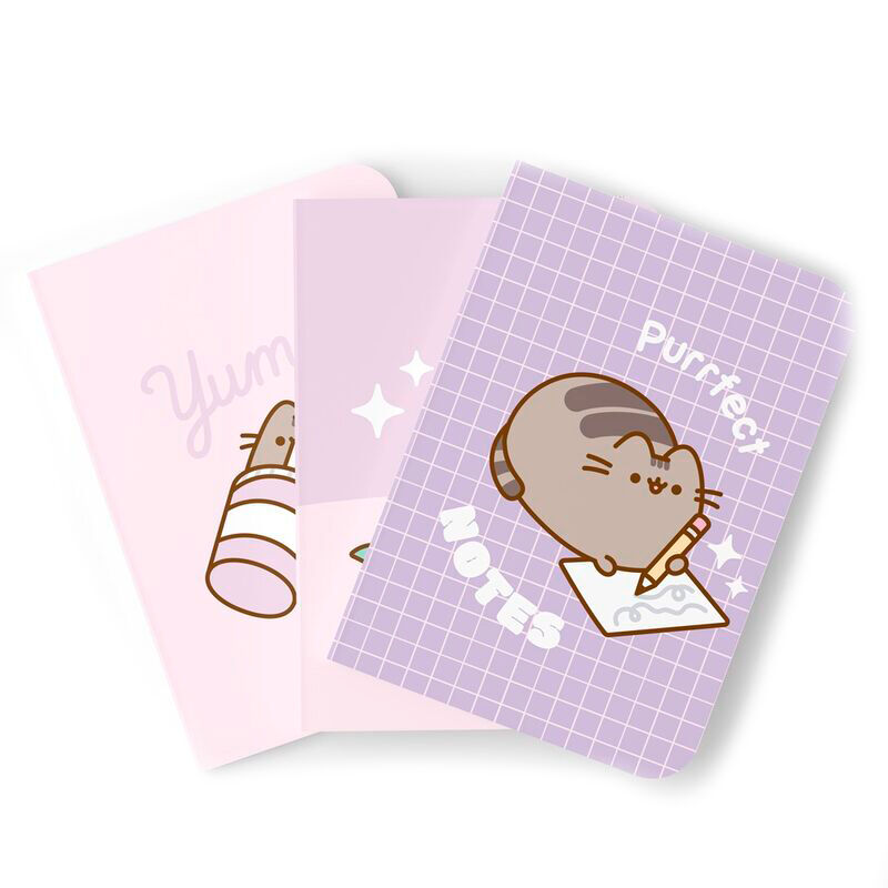 Set 3 cuadernos A5 Moments Pusheen - Frikibase.com