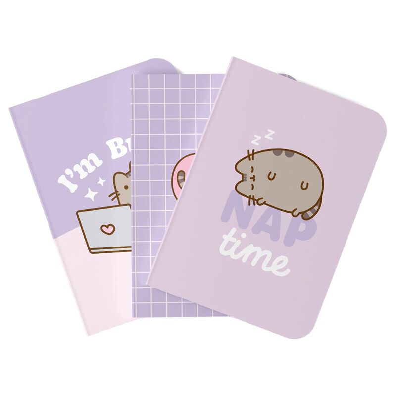 Set 3 cuadernos A6 Moments Pusheen - Frikibase.com