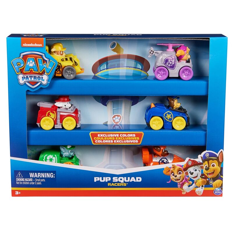 Set 6 vehiculos Pup Squad Racer Patrulla Canina Paw Patrol - Frikibase.com