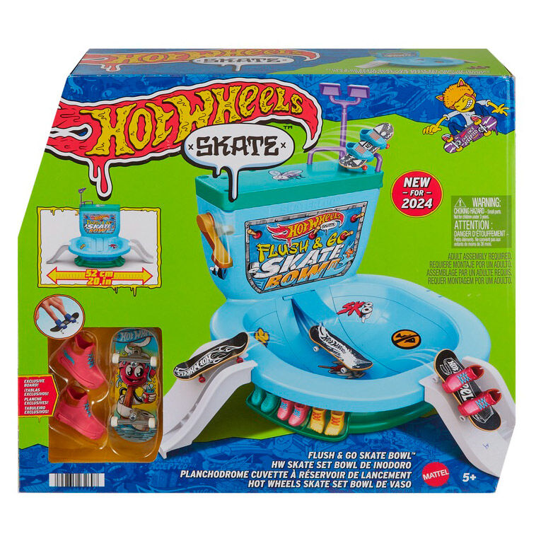 Set Bowl de Inodoro Skate Hot Wheels - Frikibase.com