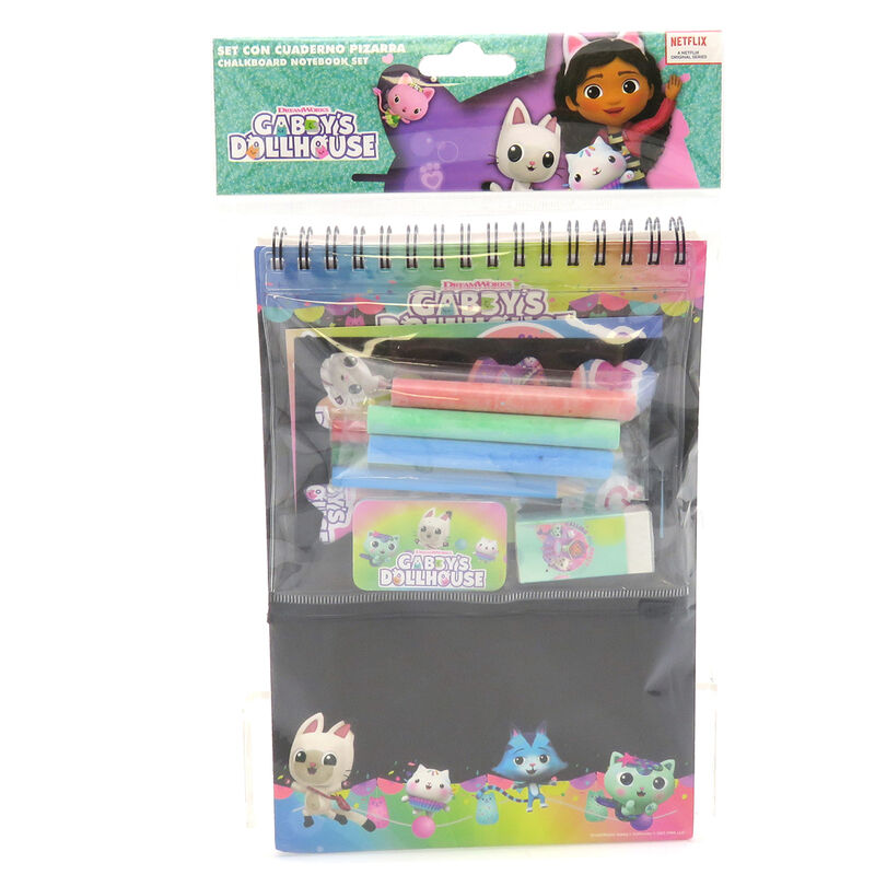 Set cuaderno pizarra La Casa de Muñecas de Gabby - Frikibase.com