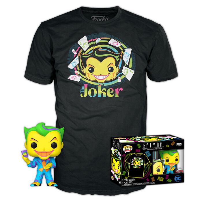 Set figura POP & Tee DC Comics Batman Joker Exclusivo - Frikibase.com