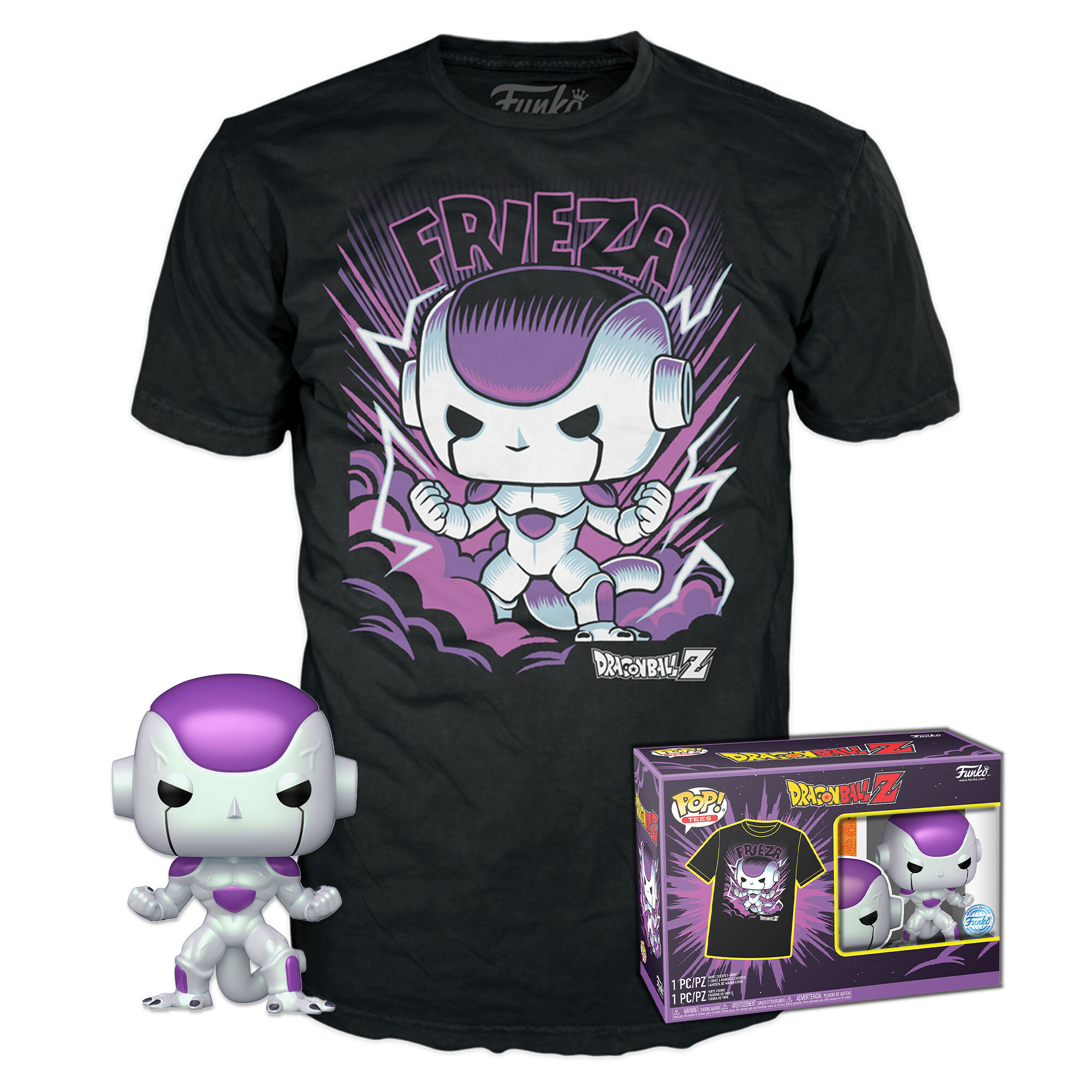 Set figura POP & Tee Dragon Ball Frieza Exclusivo - Frikibase.com