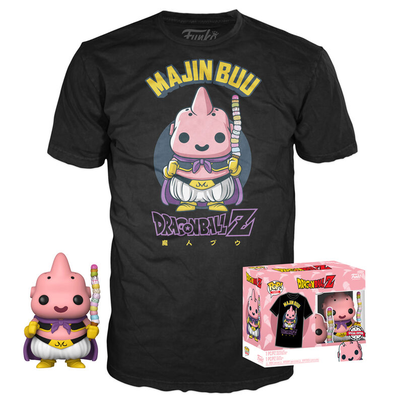 Set figura POP & Tee Dragon Ball Z Majin Buu Exclusivo - Frikibase.com