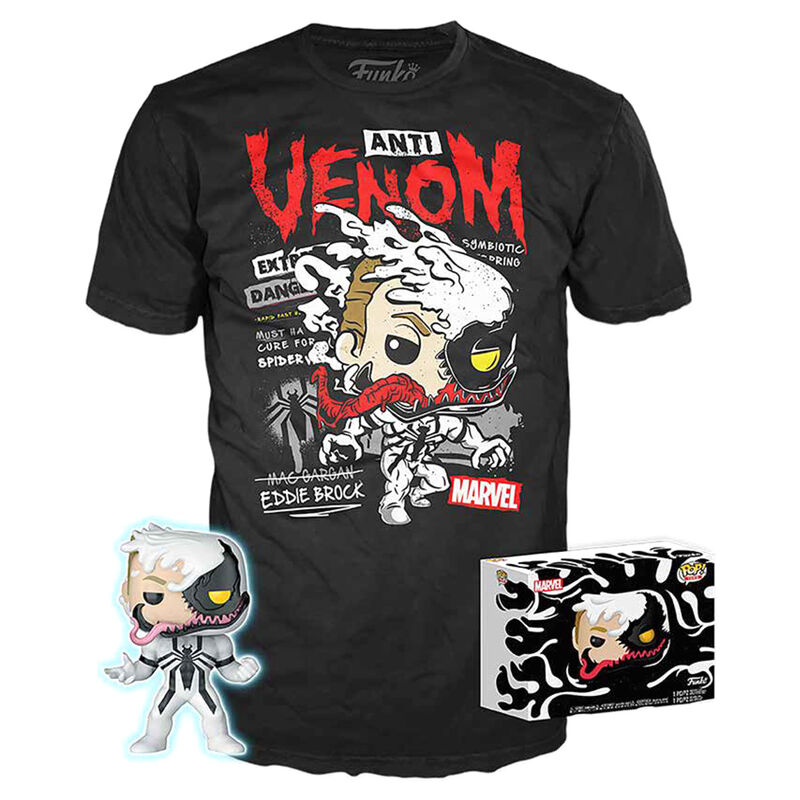 Set figura POP & Tee Marvel Anti-Venom - Frikibase.com