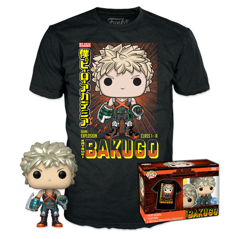 Set figura POP & Tee My Hero Academia Katsuki Exclusivo - Frikibase.com