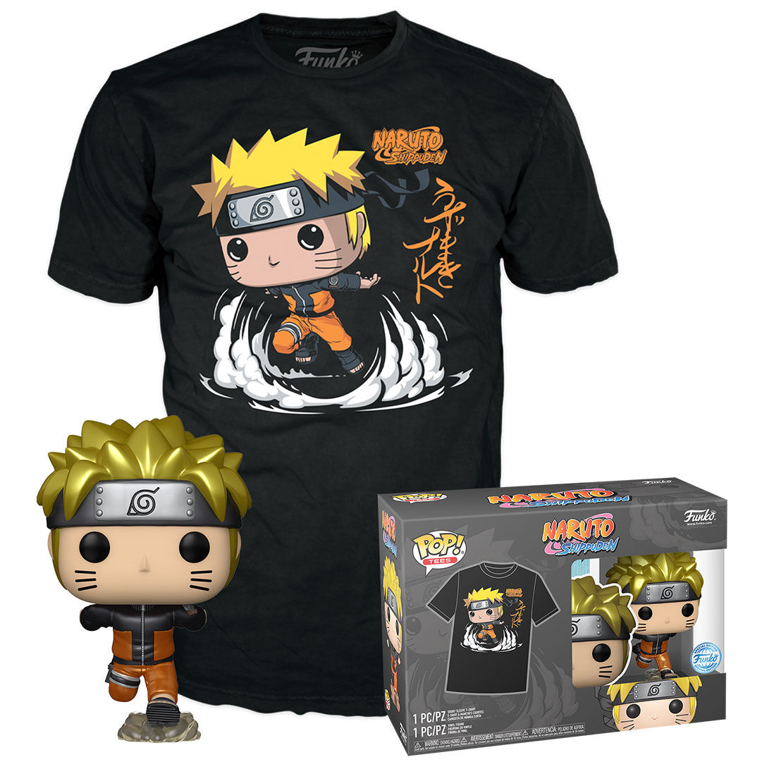 Set figura POP & Tee Naruto Shippuden Exclusivo - Frikibase.com