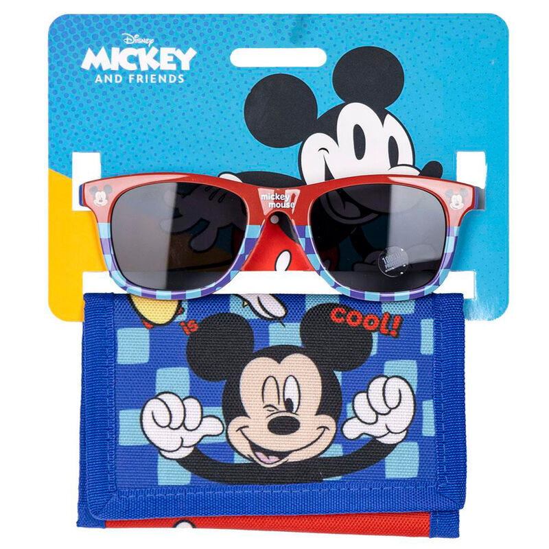 Set gafas sol + cartera Mickey Disney - Frikibase.com