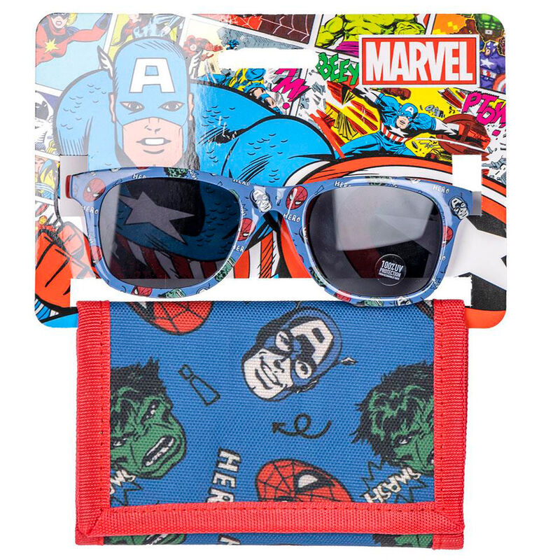 Set gafas sol + cartera Vengadores Avengers Marvel - Frikibase.com