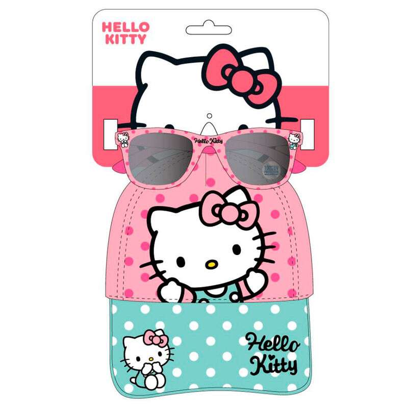 Set gorra + gafas sol Hello Kitty - Frikibase.com