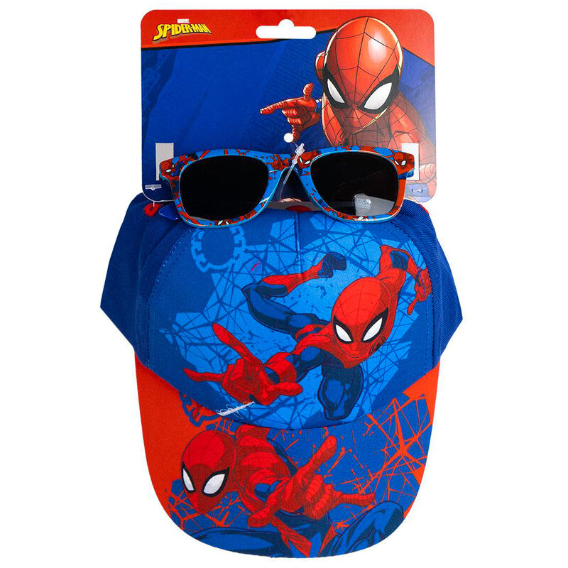 Set gorra + gafas sol Spiderman Marvel - Frikibase.com