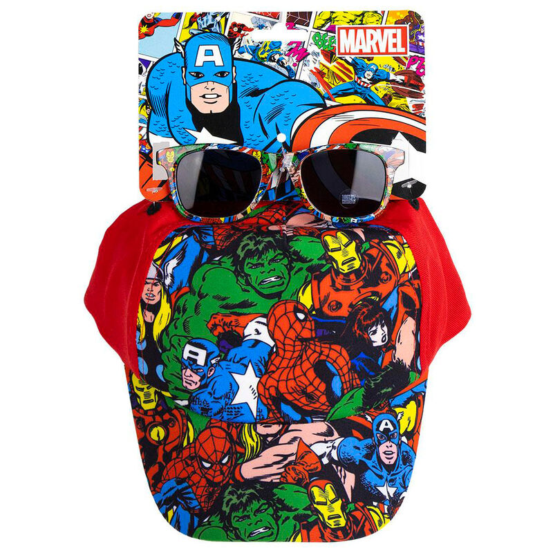 Set gorra + gafas sol Vengadores Avengers Marvel - Frikibase.com