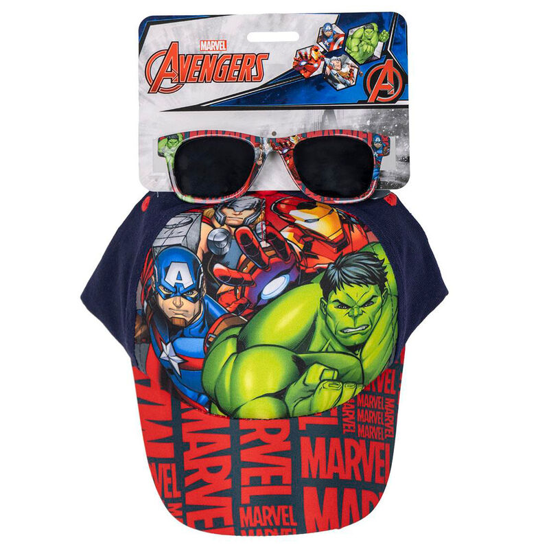 Set gorra + gafas sol Vengadores Avengers Marvel - Frikibase.com