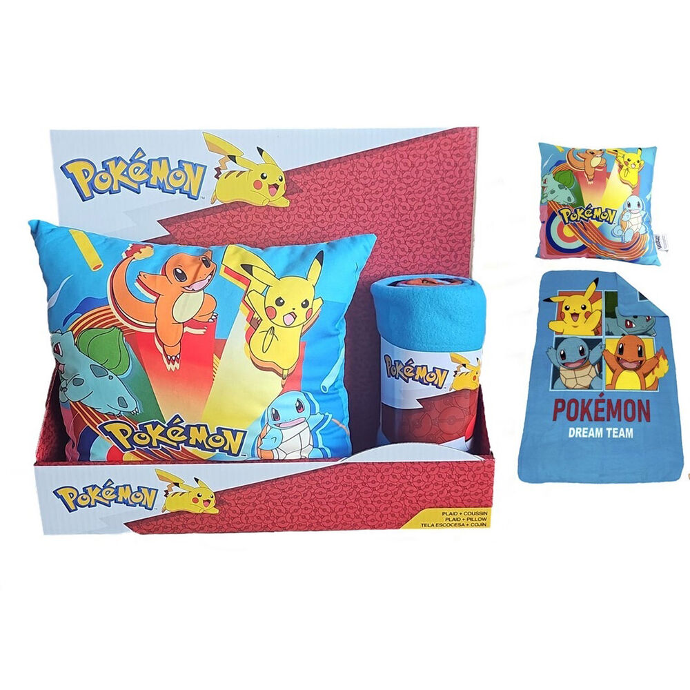 Set manta polar + cojin Pokemon - Frikibase.com