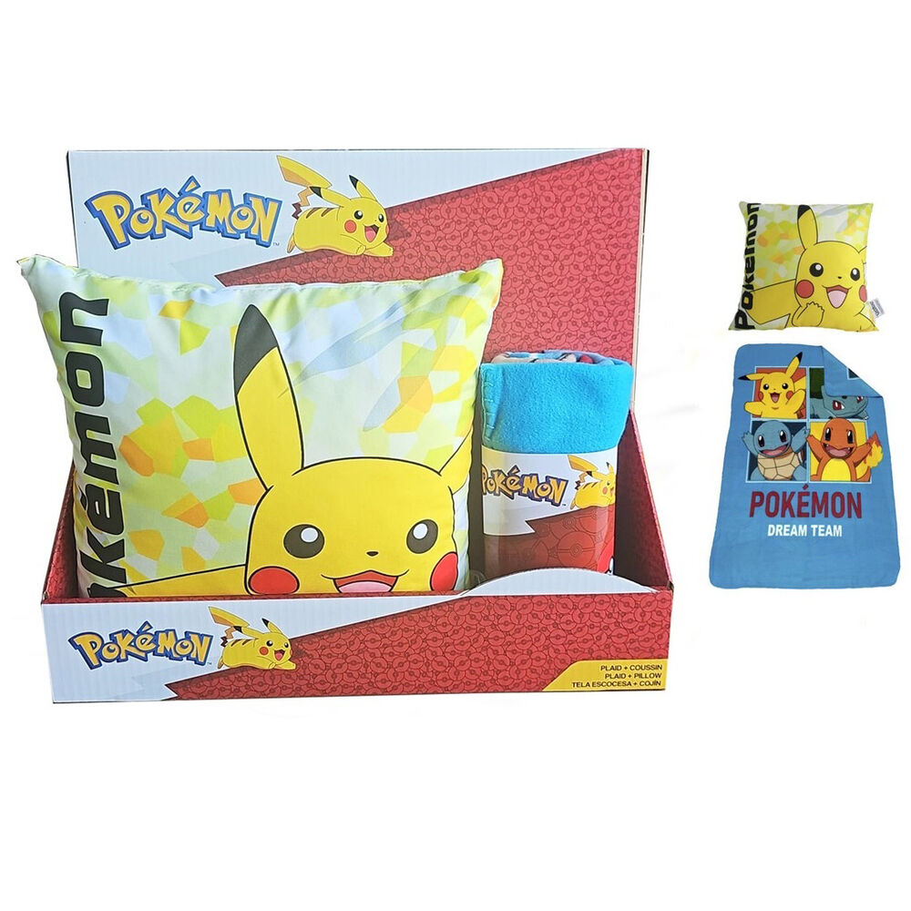 Set manta polar + cojin Pokemon - Frikibase.com