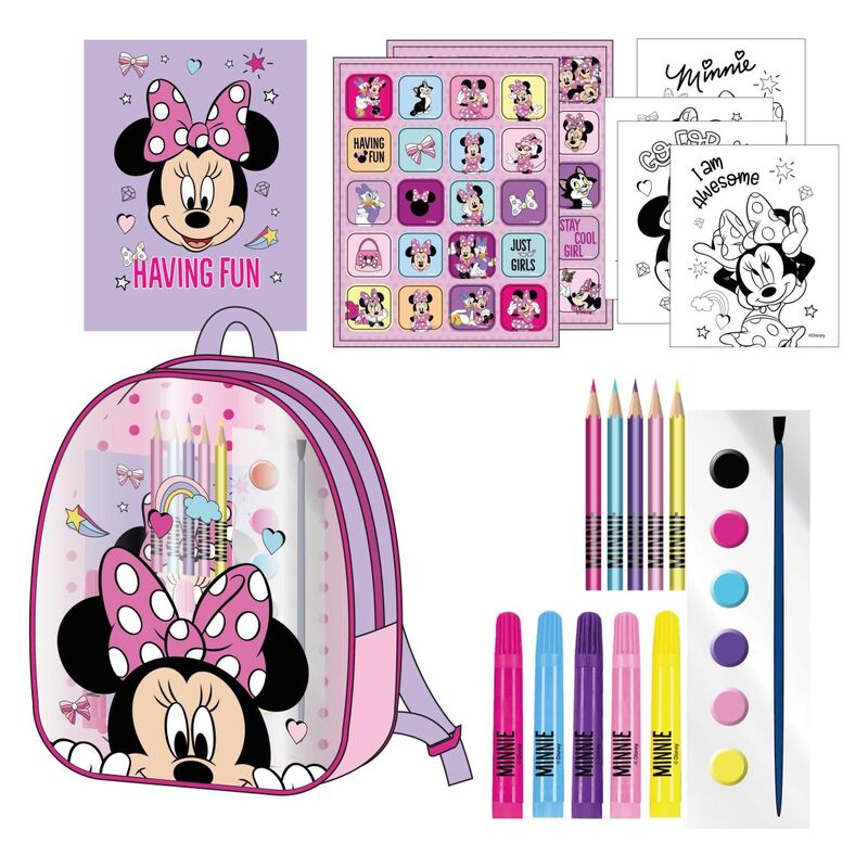 Set papeleria mochila Minnie Disney - Frikibase.com