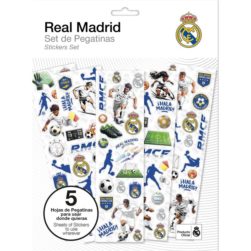 Set pegatinas Real Madrid - Frikibase.com