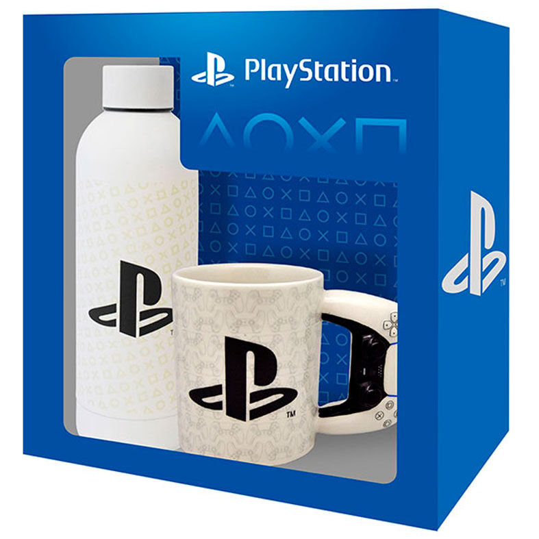 Set taza + botella PlayStation - Frikibase.com