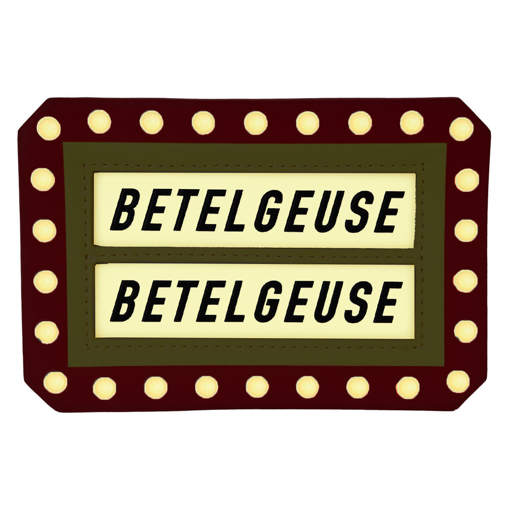 Tarjetero Here Lies Betelgeuse Marquee Beetlejuice Loungelfy - Frikibase.com