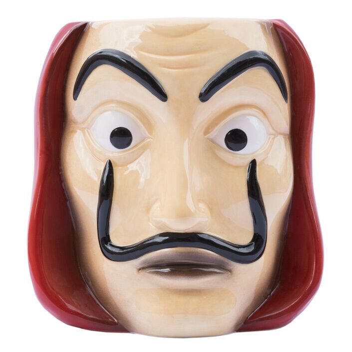 Taza 3D Mascara La Casa de Papel 350ml - Frikibase.com