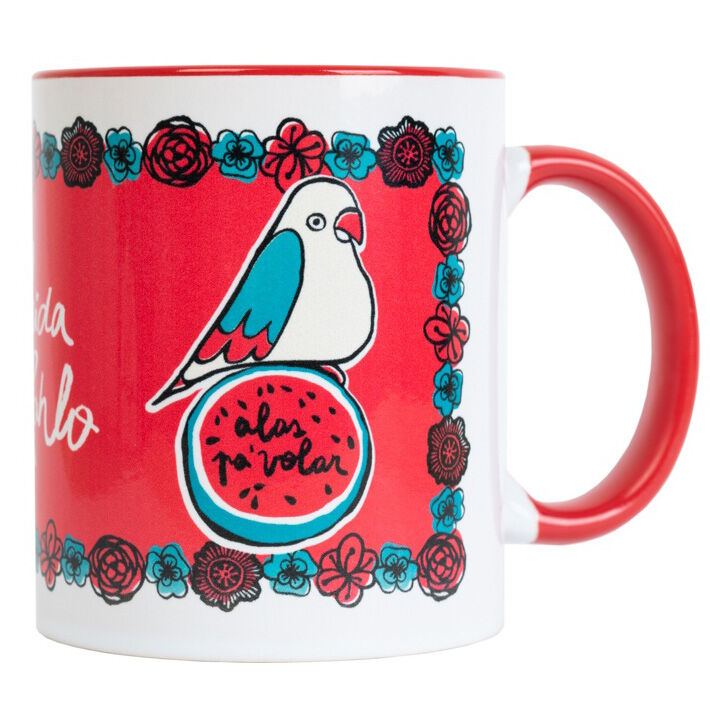 Taza Alas Pa Volar Frida Kahlo 350ml - Frikibase.com