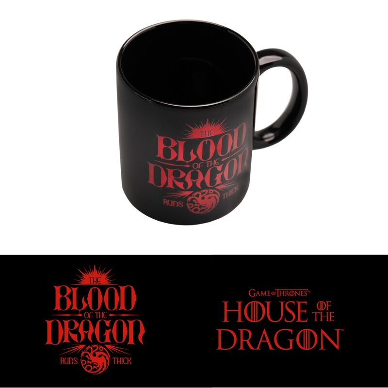 Taza La Casa del Dragon Juego de Tronos 350ml - Frikibase.com