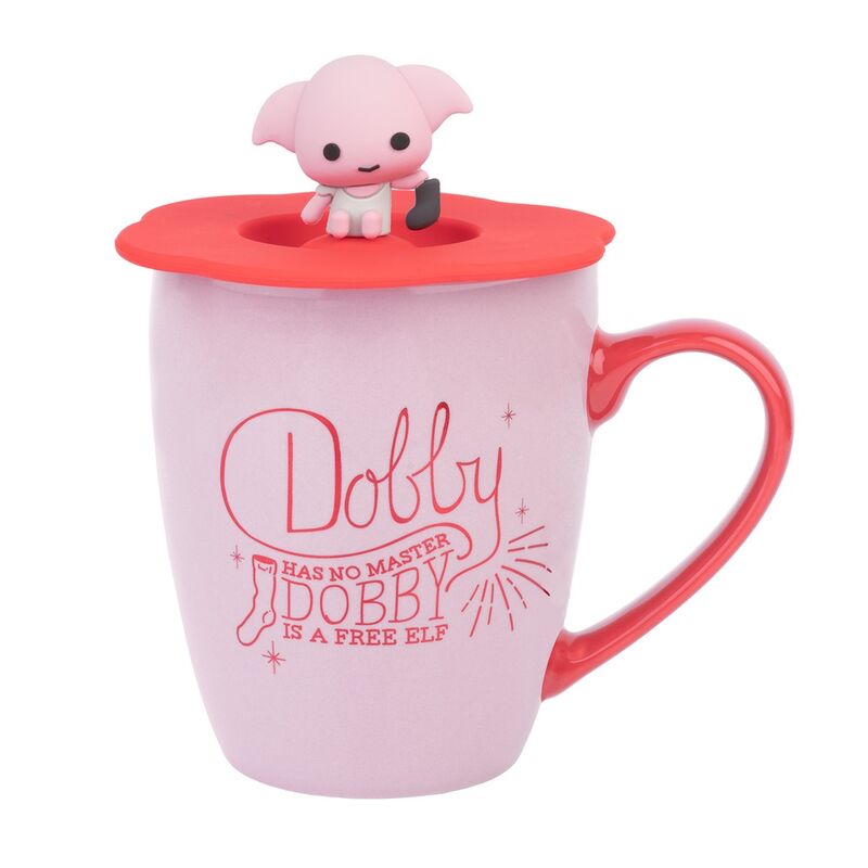 Taza premium tapa Dobby Harry Potter 350ml - Frikibase.com