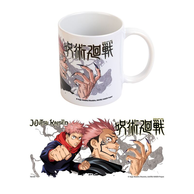 Taza Yuji Y Sukuna Jujutsu Kaisen 350ml - Frikibase.com