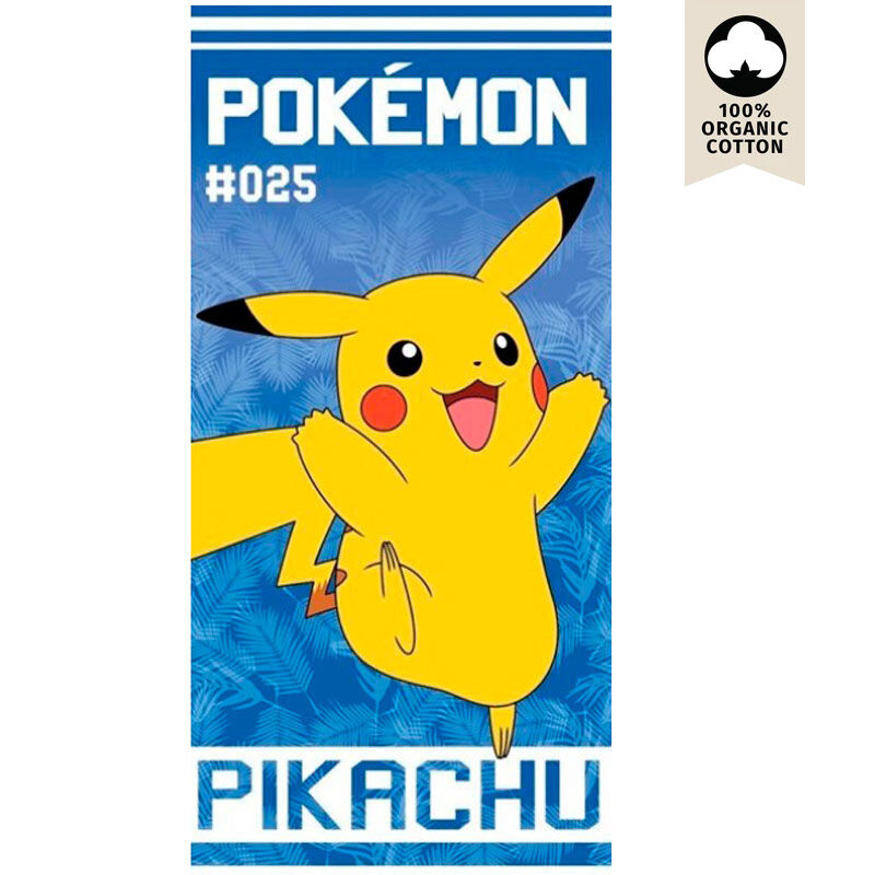 Toalla Pikachu Pokemon algodon - Frikibase.com