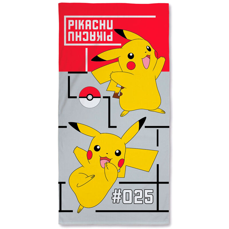 Toalla Pikachu Pokemon algodon - Frikibase.com