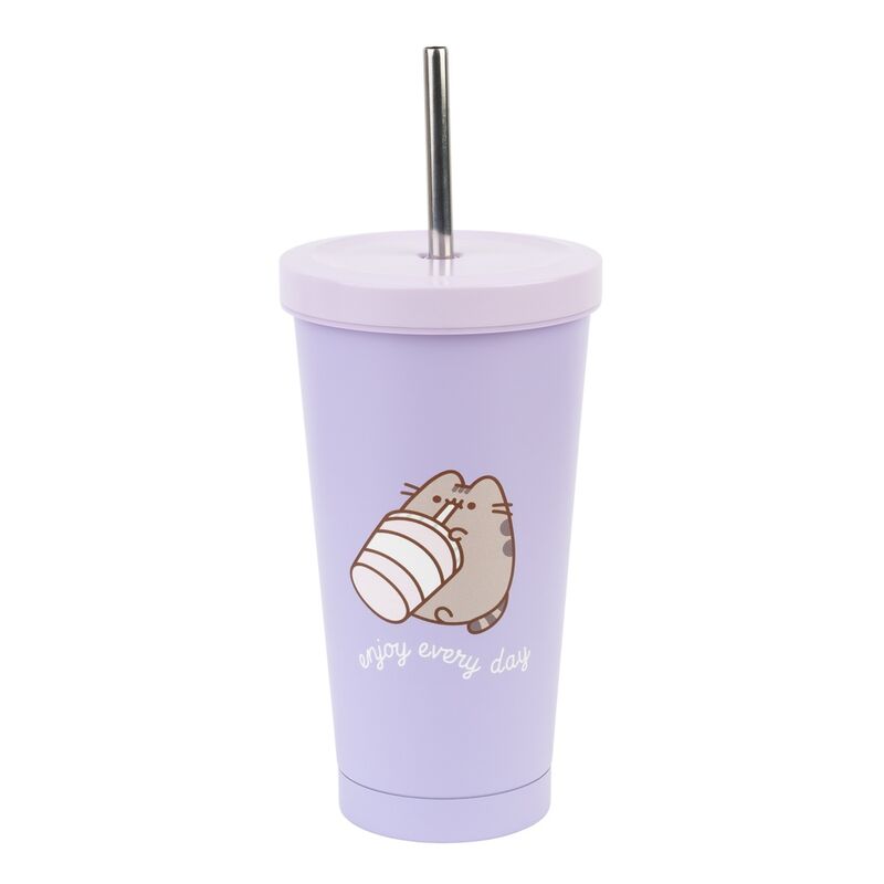 Vaso pajita Moments Pusheen 550ml - Frikibase.com