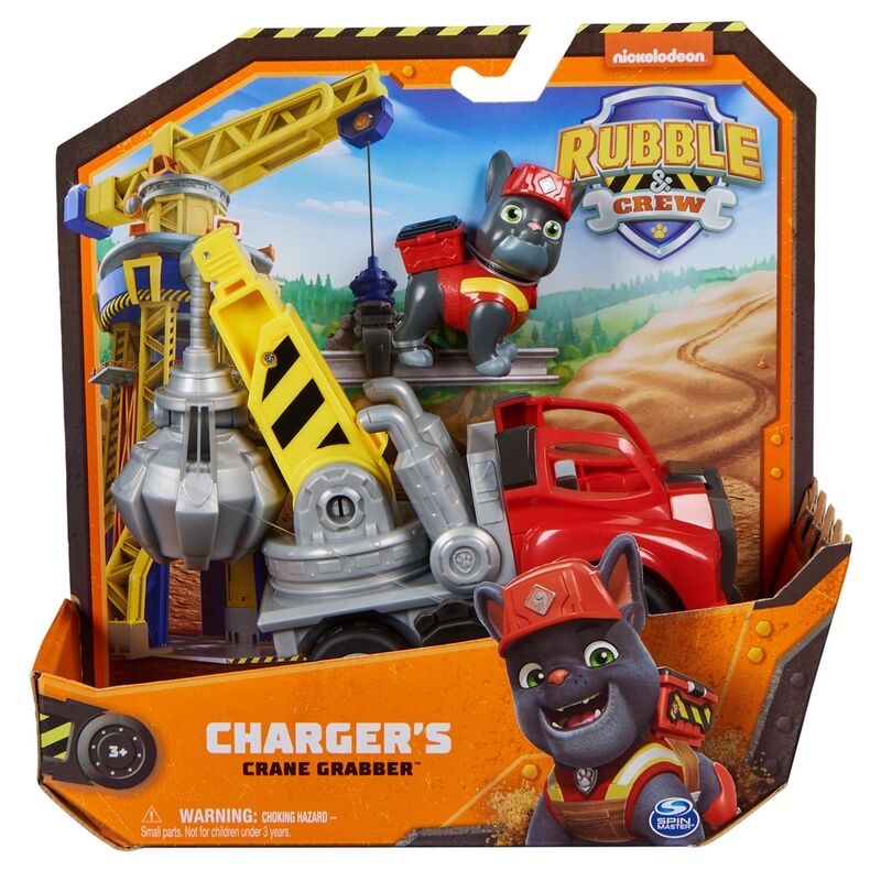 Vehiculo Clasico Charger Equipo Rubble Patrulla Canina Paw Patrol - Frikibase.com