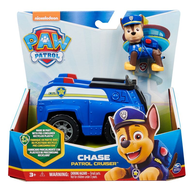 Vehiculo Clasico Sostenible Chase Patrulla Canina Paw Patrol - Frikibase.com