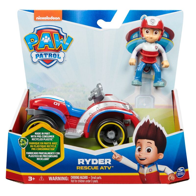 Vehiculo Clasico Sostenible Ryder Patrulla Canina Paw Patrol - Frikibase.com