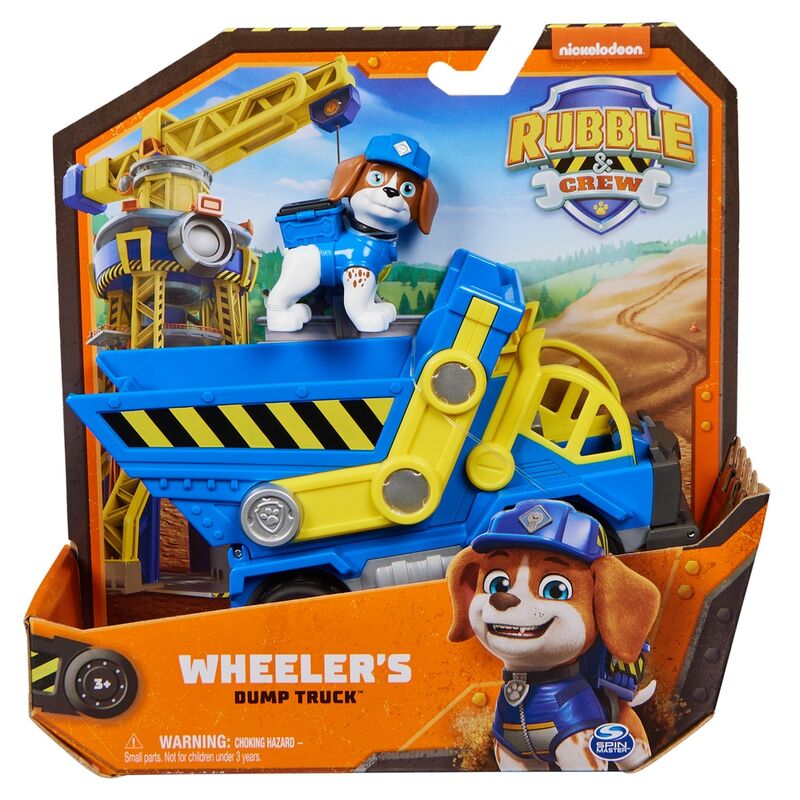 Vehiculo Clasico Wheeler Equipo Rubble Patrulla Canina Paw Patrol - Frikibase.com