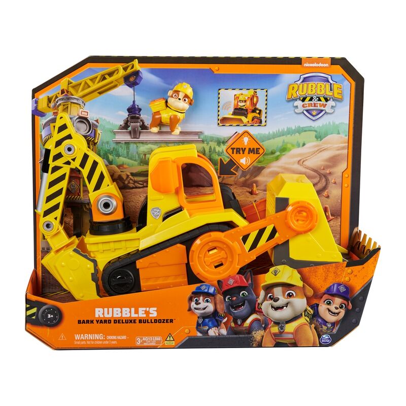 Vehiculo Deluxe Equipo Rubble Patrulla Canina Paw Patrol - Frikibase.com