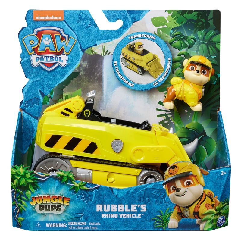 Vehiculo Rubble Jungle Pups Patrulla Canina Paw Patrol - Frikibase.com