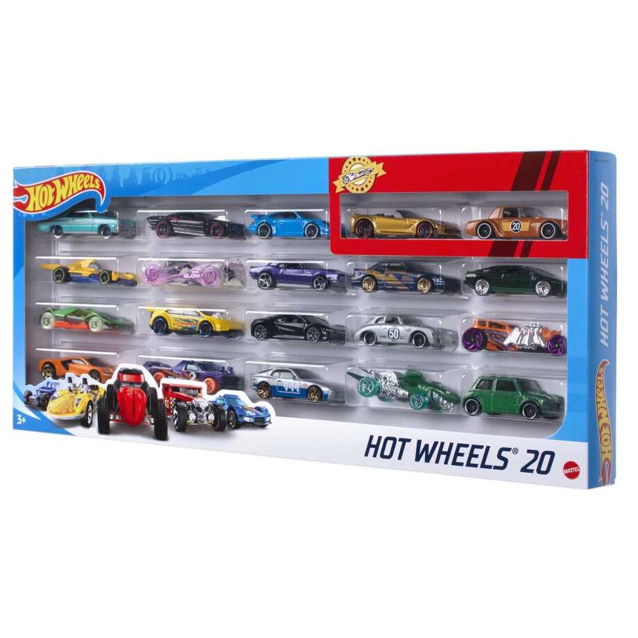 Blister 20 coches Hot Wheels (surtido) - Frikibase.com