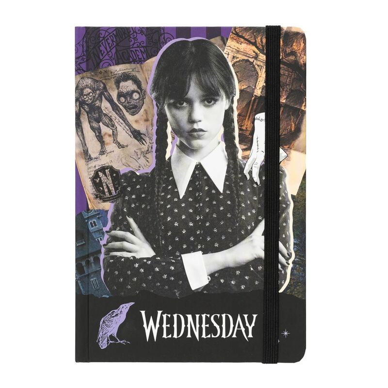 Cuaderno A5 premium Miercoles Addams - Frikibase.com