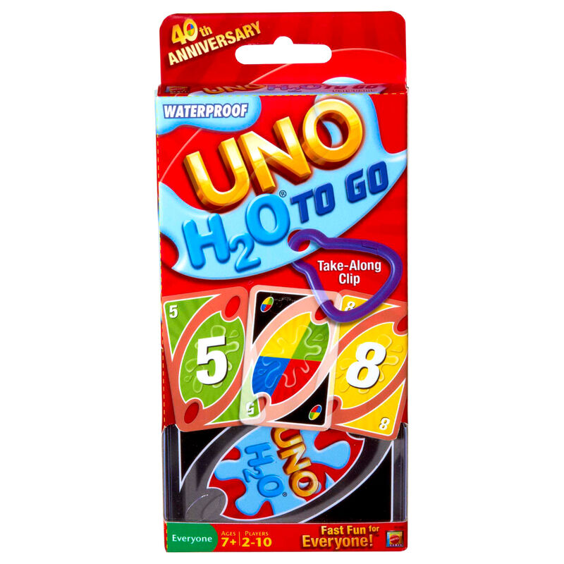 Juego cartas UNO H2O To Go - Frikibase.com