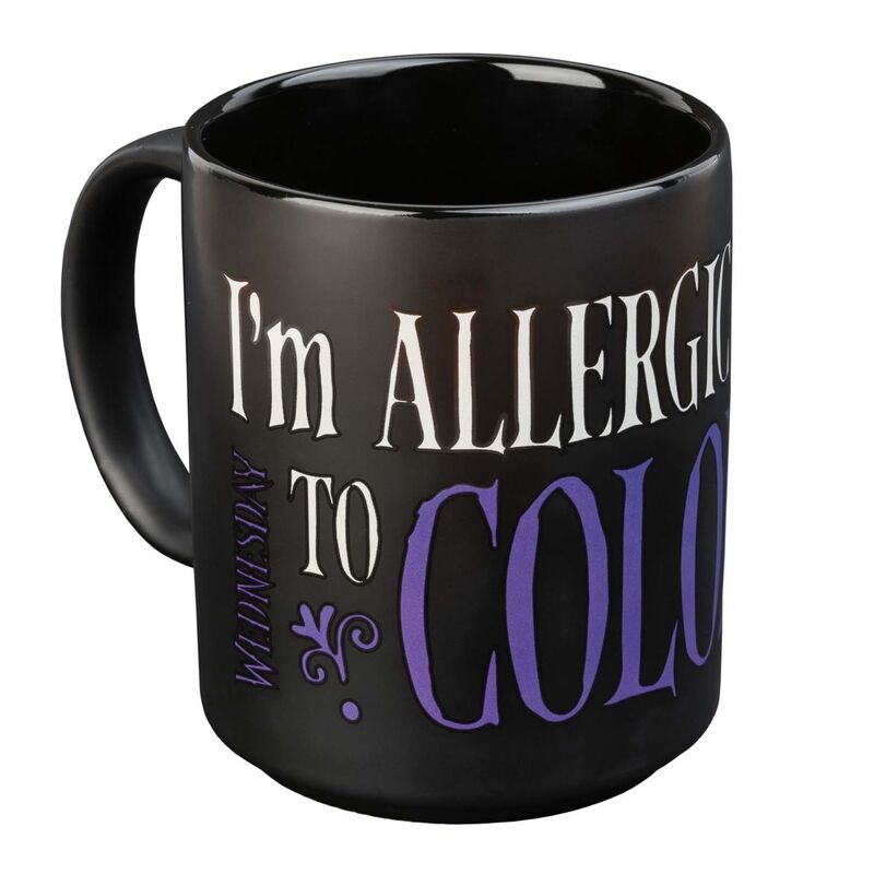 Taza Allergic To Color Miercoles 350ml - Frikibase.com