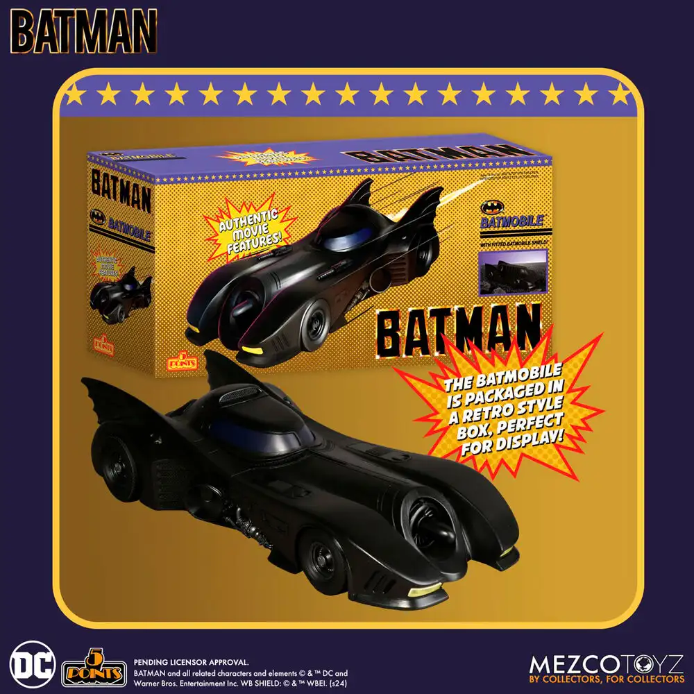 Figura Batmobile Batman 1989 Universe DC Comics