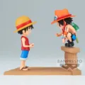 Figura Monkey D Luffy & Portgas D Ace World Collectable Log Stories One Piece 8cm – imagen 2