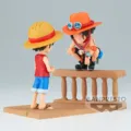 Figura Monkey D Luffy & Portgas D Ace World Collectable Log Stories One Piece 8cm – imagen 4