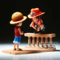 Figura Monkey D Luffy & Portgas D Ace World Collectable Log Stories One Piece 8cm – imagen 5