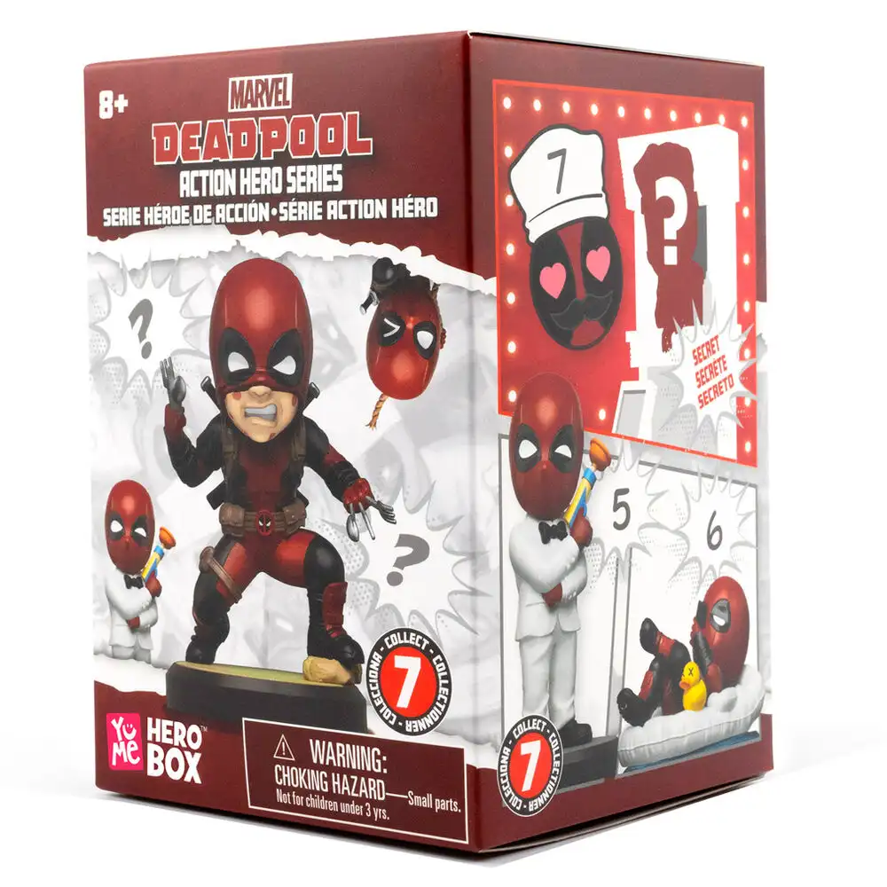 Figura sorpresa Hero Box Deadpool Marvel (pack)