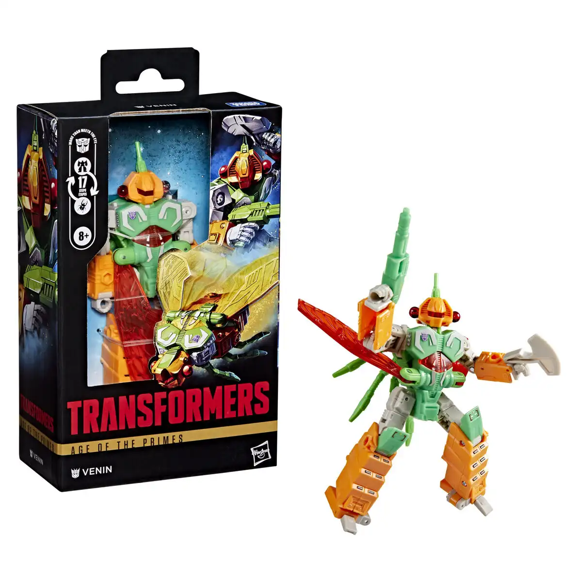 Figura Venim La Era de los Primes Transformers 14cm
